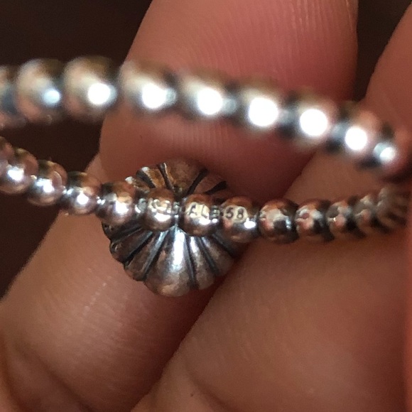 Pandora Red Gemstone Rhinestone Ring US 8.5 - Picture 6 of 7